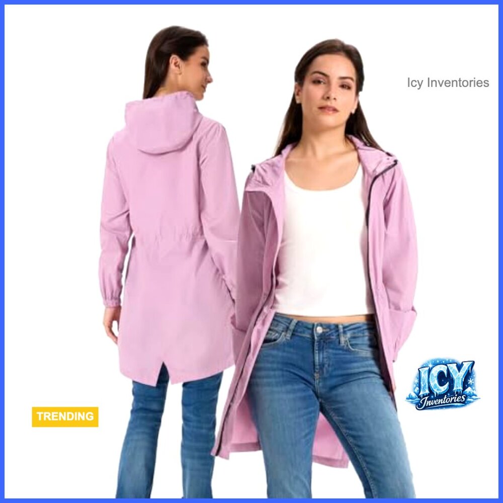 Long Packable Raincoat Waterproof Lightweight Out… - image 2